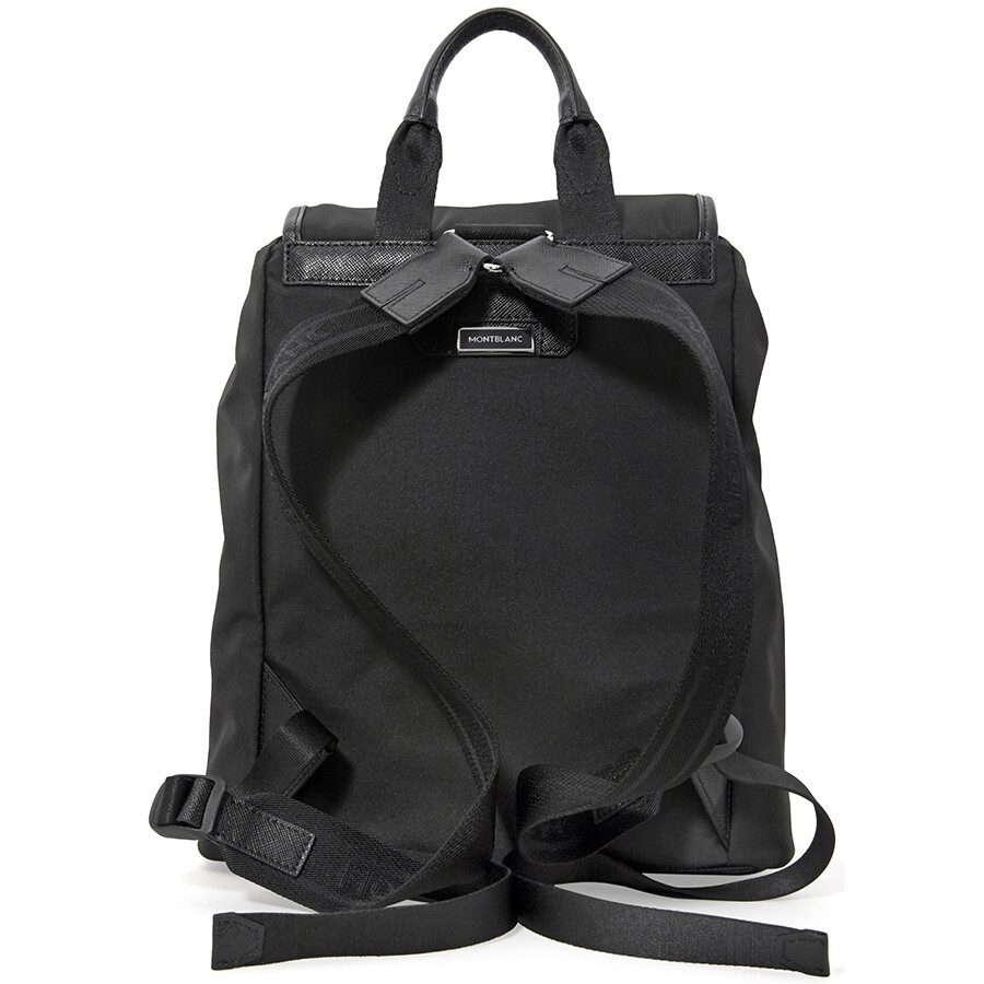 Montblanc Sartorial Jet Small Nylon Backpack - Black - Montblanc ...