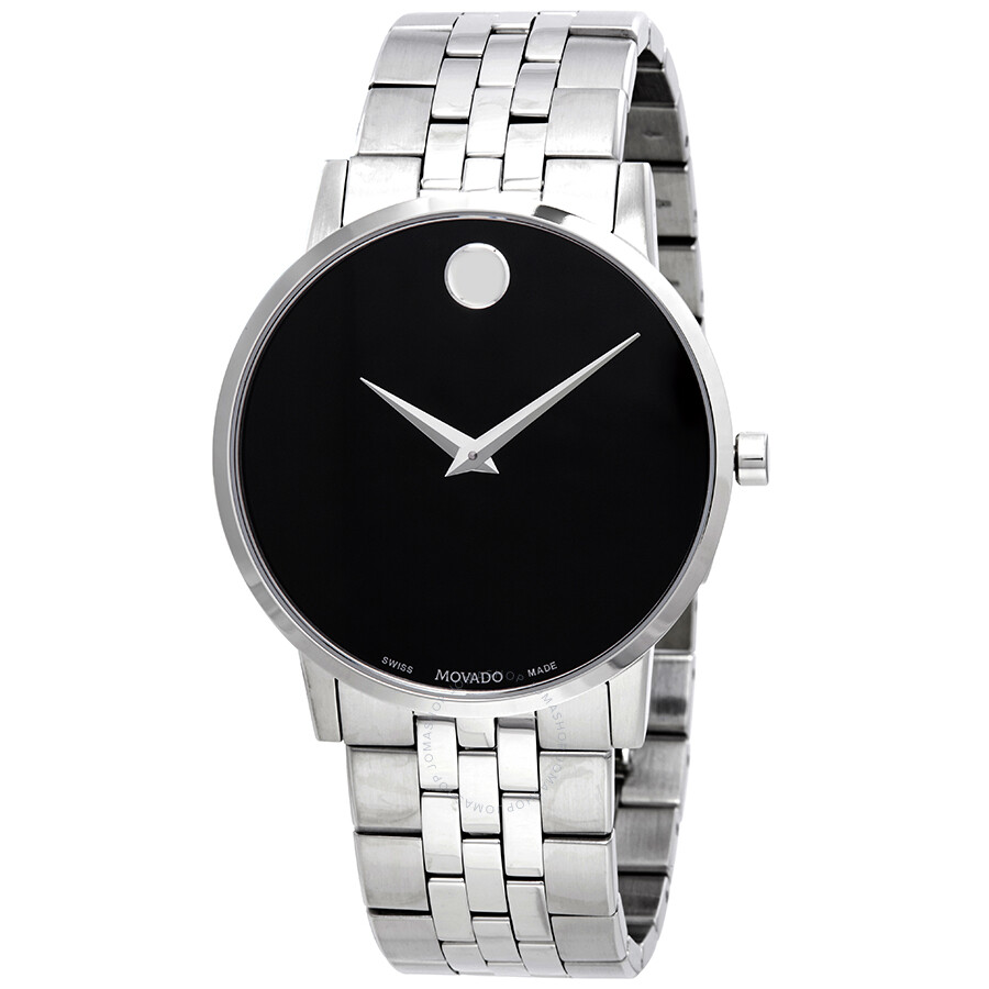 Movado Museum Classic Black Dial Men's Watch 0607199 - Museum - Movado ...