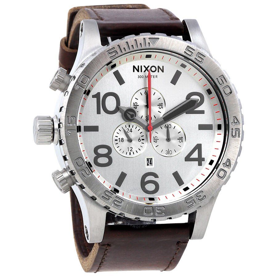 Nixon 51-30 Chronograph Silver Dial Men's Watch A1241113 - Nixon ...