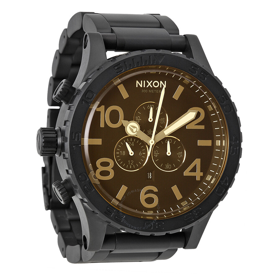 Nixon 51-30 Chrono Matte Black Men's Watch A0831354 - 51-30 - Nixon ...