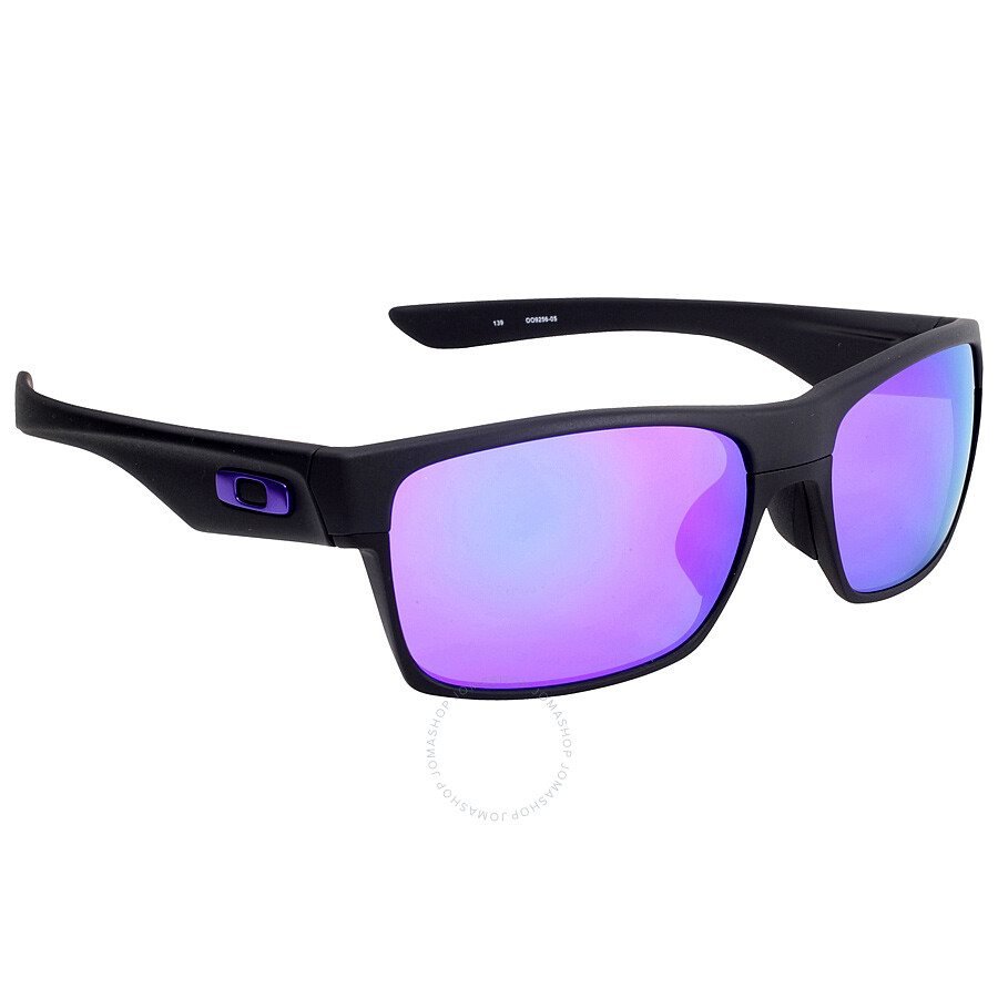 Oakley Twoface Asia Fit Sport Sunglasses Matte Black Violet Iridium Oakley Sunglasses 