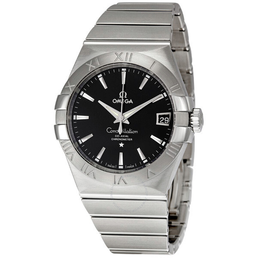Omega Constellation Black Dial Automatic Men's Watch 12310382101001