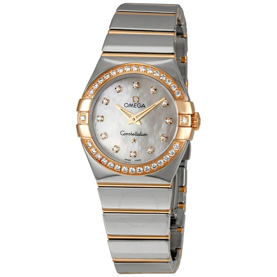 Omega Constellation Diamond Dial Ladies Watch 123.25.27.60.55.005 ...