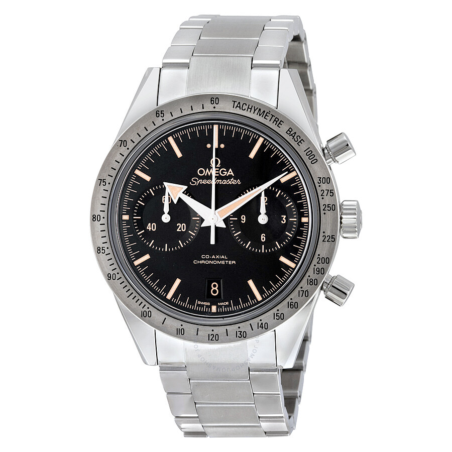 Omega Speedmaster 57 Chronograph Automatic Black Dial Stainless Steel