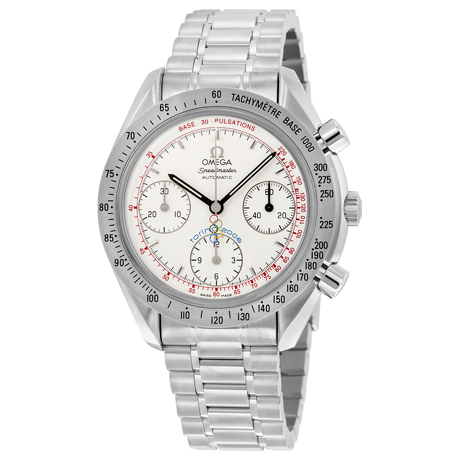 Omega Speedmaster Olympic Edition Silver Dial Stainless Steel Men's