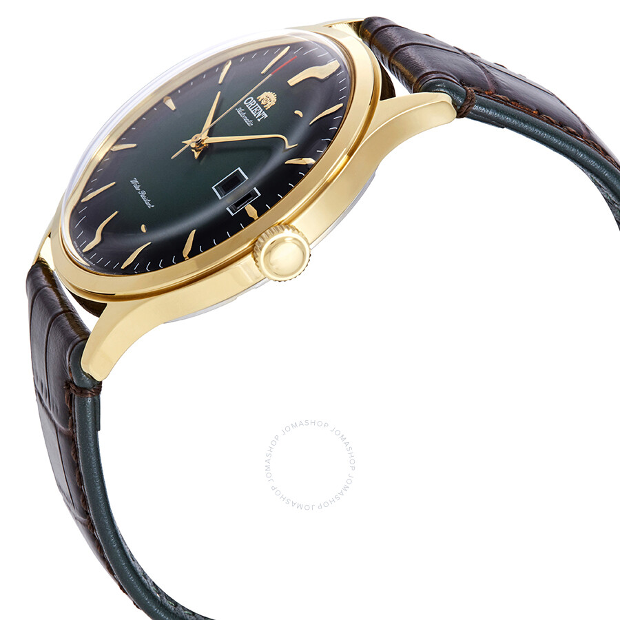 Orient Bambino Version 4 Automatic Green Dial Men's Watch FAC08002F0 ...