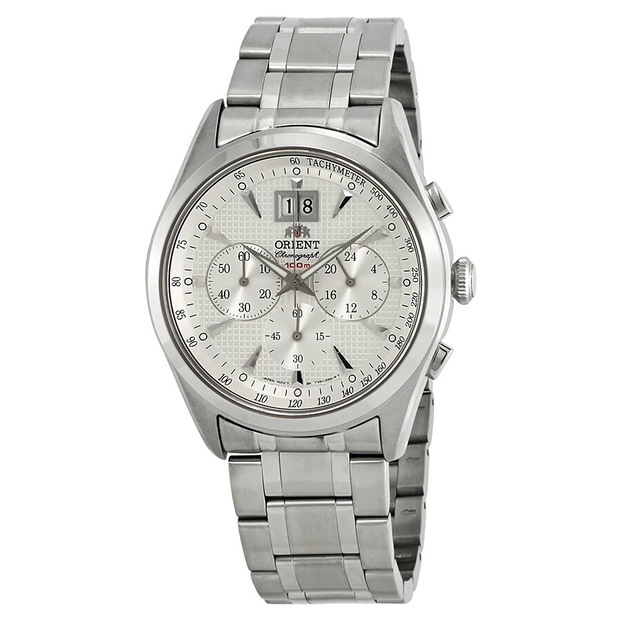 Orient Classic Chronograph White Dial Men's Watch FTV01003W - Orient ...