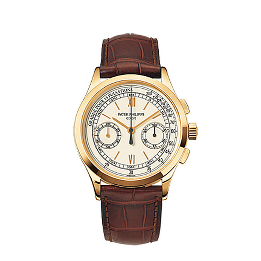 Patek Philippe Complications Chronograph Opaline White Dial Men's Watch ...