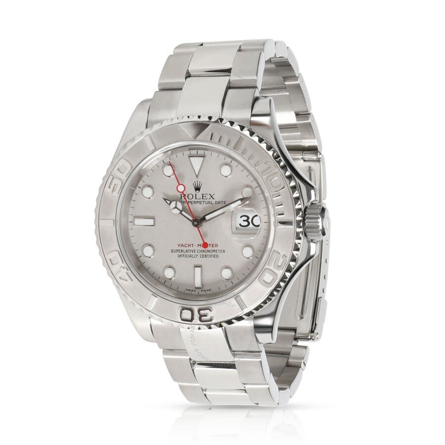 rolex yacht master 40 platinum dial stainless steel oyster bracelet