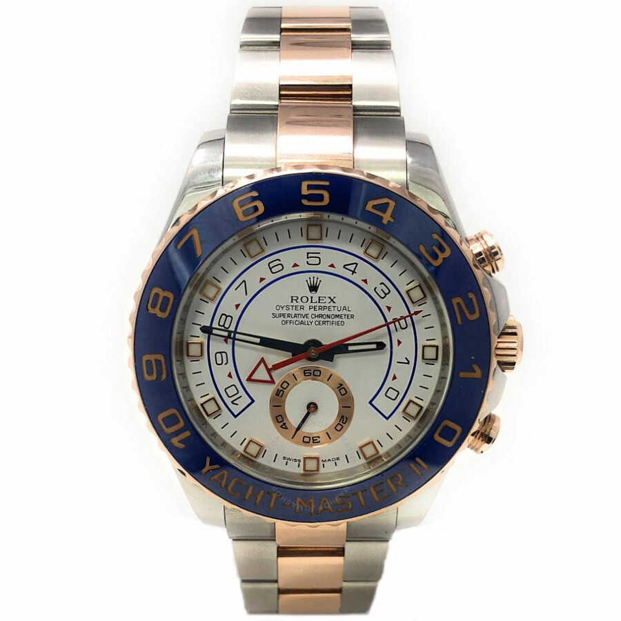 Pre-owned Rolex Yacht-Master II Chronograph Automatic Chronometer White ...