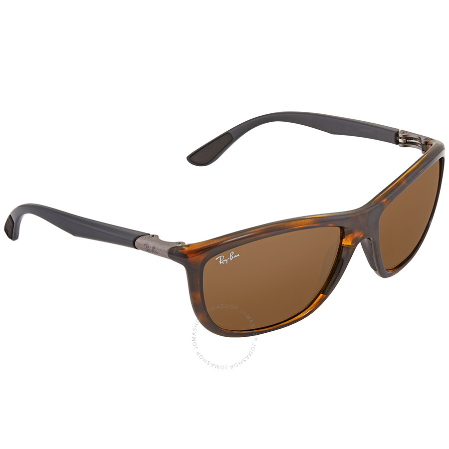 Ray Ban Brown Classic B-15 Rectangular Sunglasses RB8351 622173 60 ...