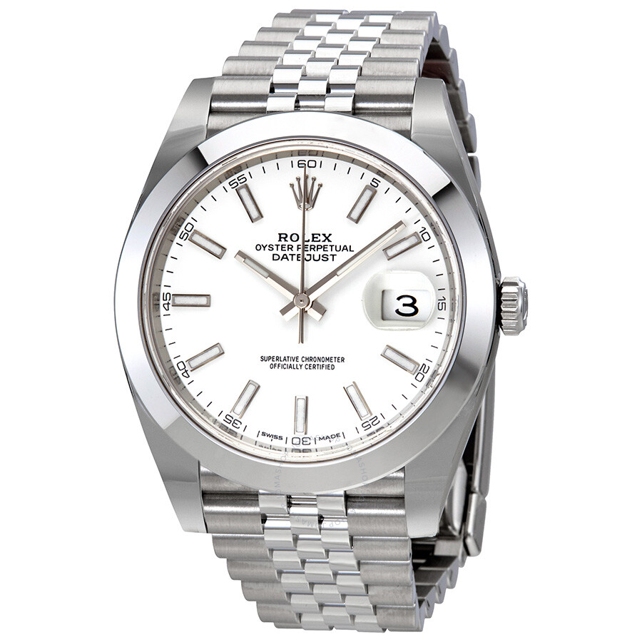 rolex datejust 41 roman numerals jubilee