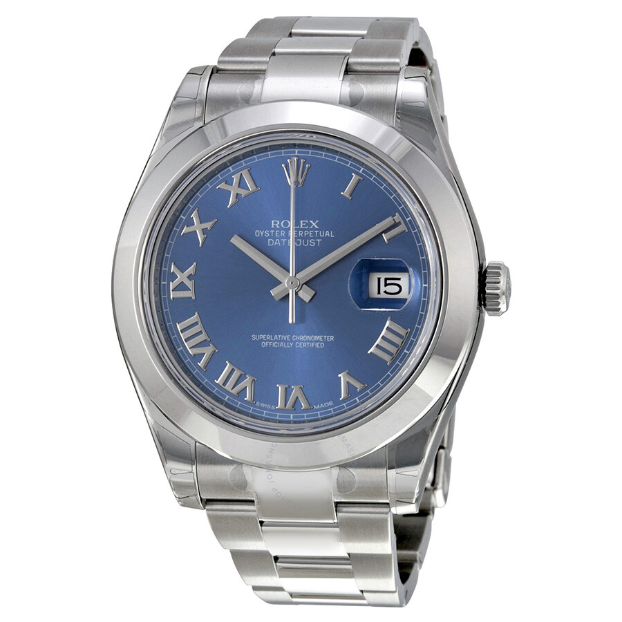 rolex datejust 39mm blue