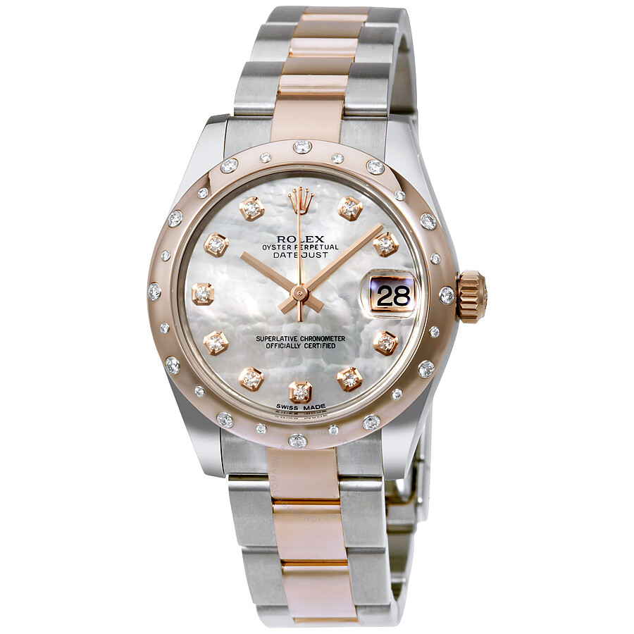 ladies stainless steel rolex oyster perpetual datejust