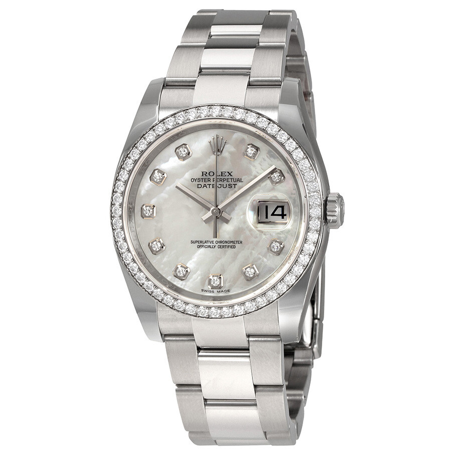 ladies stainless steel rolex oyster perpetual datejust