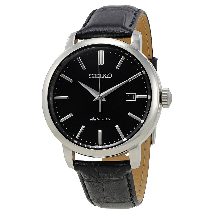 Seiko Classic Automatic Black Dial Men's Watch SRPA27 - Seiko - Watches ...