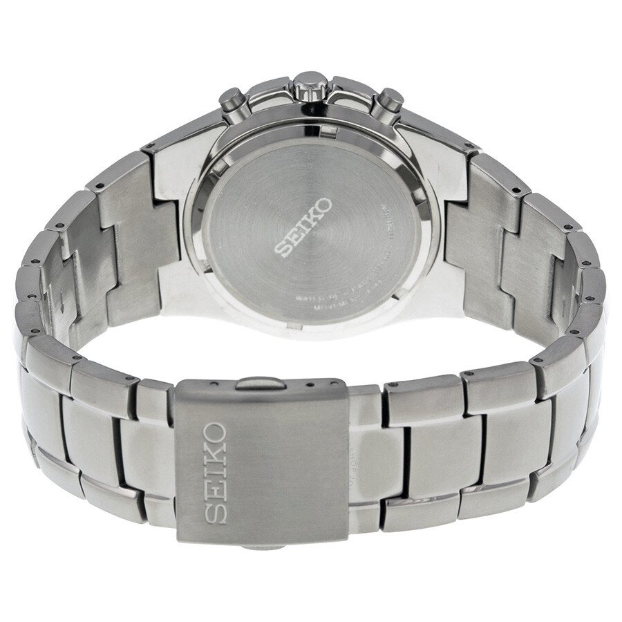 Seiko Titanium Chronograph Mens Watch Snd419 Titanium Seiko