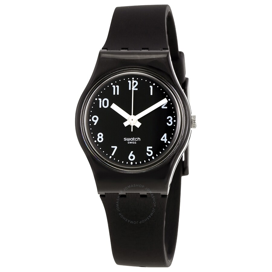 Swatch Lady Black Single Black Dial Ladies Watch LB170E - Originals ...