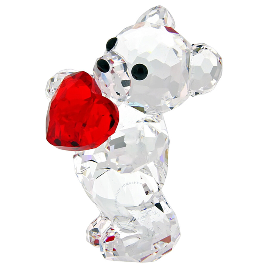 swarovski kris bear heart balloons