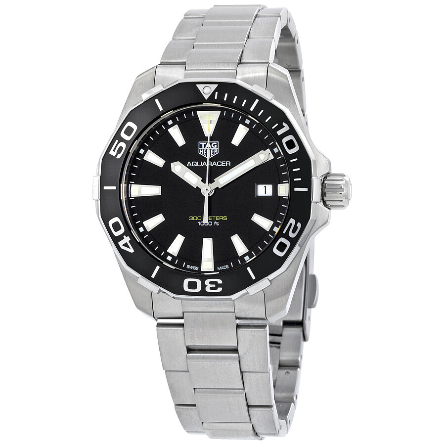 Tag Heuer Aquaracer Black Dial Quartz Men's Watch WAY111A.BA0928 - Aluminum Bezel - Aquaracer 