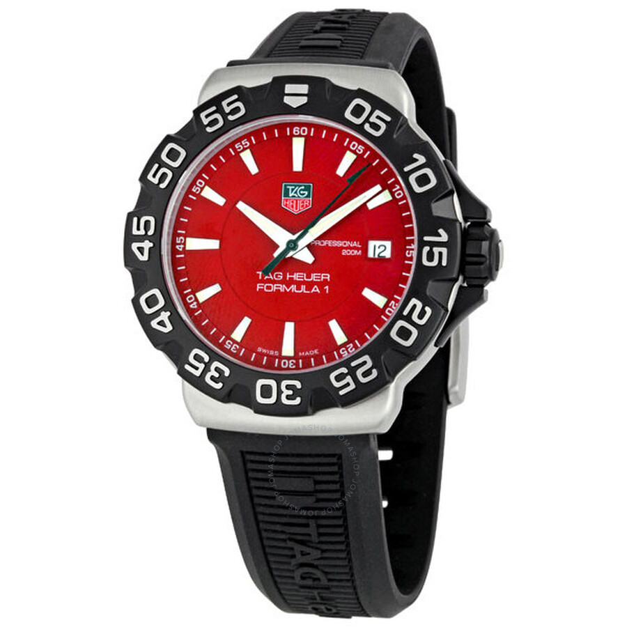 tag heuer formula 1 leather strap