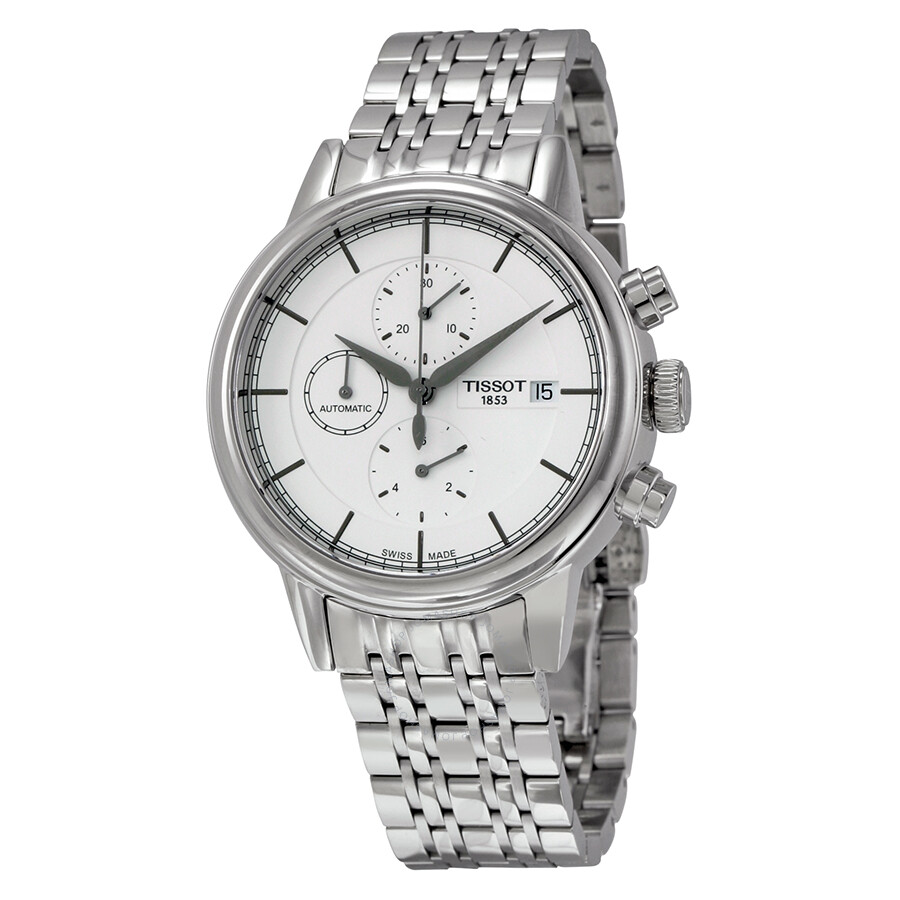 Tissot Carson Chronograph Automatic Mens Watch T0854271101100 Carson T Classic Tissot 5383