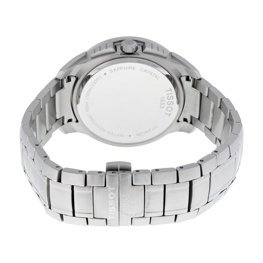 Tissot Chronograph Silver Dial Titanium Men's Watch T0694174403100 - T ...