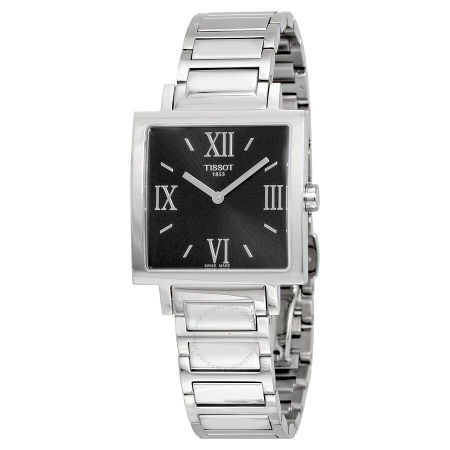 Tissot Happy Chic Black Dial Ladies Watch T034.309.11.053.00 - T-Trend ...