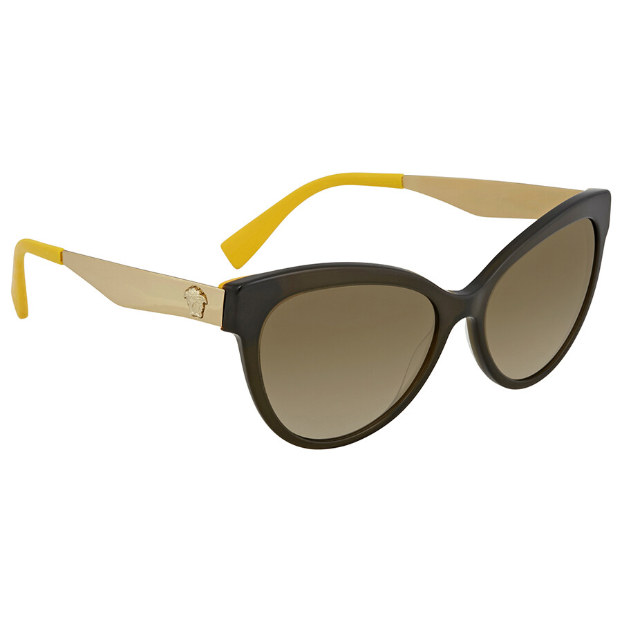 Versace Cat Eye Sunglasses Ve4338 524613 57 Sunglasses Jomashop 