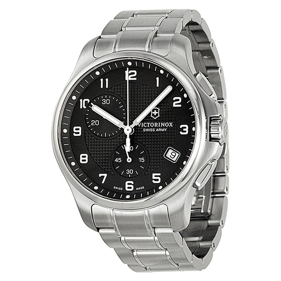 Victorinox Swiss Army Officers Black Dial Men S Watch 241592 Officer Victorinox Watches