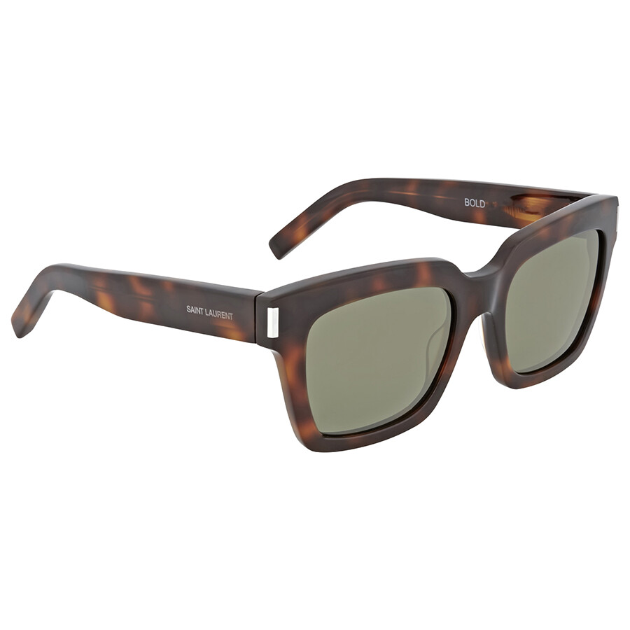 Yves Saint Laurent Light Havana Square Sunglasses Yves Saint Laurent